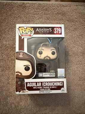 Funko Pop! Assassin's Creed Aguilar (Crouching) - Brown, Black